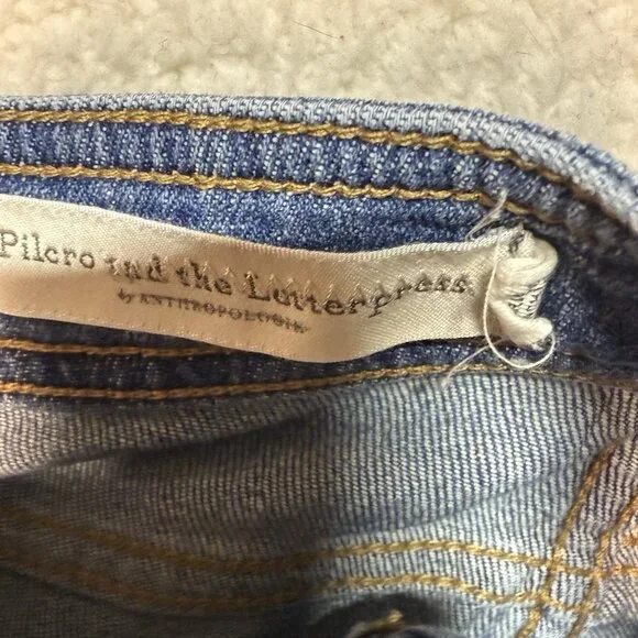 Anthropologie Pilcro and the Letterpress Slim Boyfriend Jeans Size 27 - Picture 3 of 9